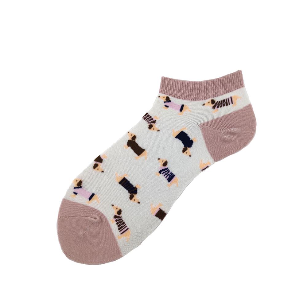 Animal Women Socks Colorful Cute Sausage Dog Cotton Cartoon Couple lady Girl Spring Summer Socks